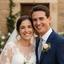 Lucía y Javier sonriendo durante su celebración de boda en una finca extremeña